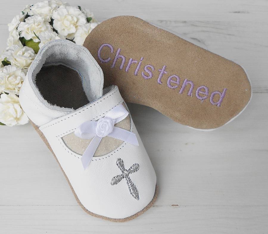 Personalised Mary Jane Christening Shoes, 1 of 8
