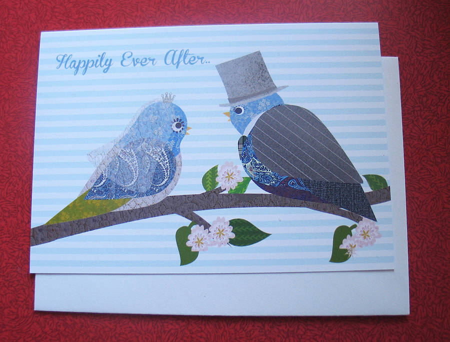 Lovebirds Wedding Congratulations By Birdybrain