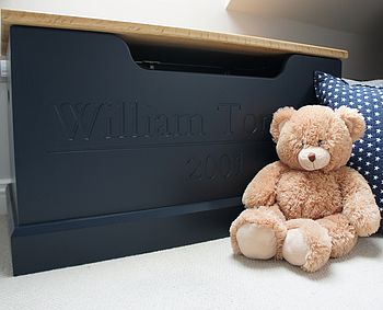 Personalised Toy Box Or Storage Chest, 5 of 12