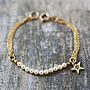 Charm Bracelet With Swarovski Glass Pearls, thumbnail 2 of 4