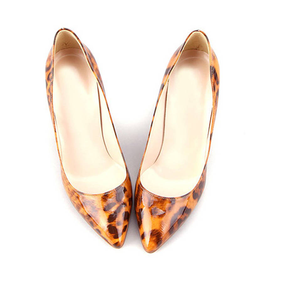 marbled leopard print pumps by barefoot monday | notonthehighstreet.com