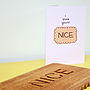 Solid Oak Nice Biscuit Chopping Board And Cheese Board, thumbnail 10 of 10