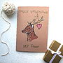 Woodland Deer Valentine's Card, thumbnail 4 of 5