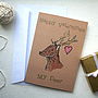 Woodland Deer Valentine's Card, thumbnail 5 of 5