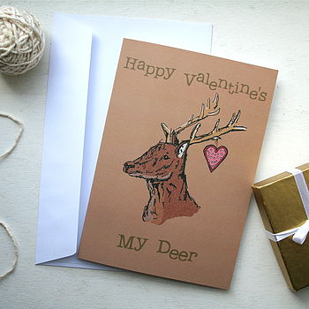 Woodland Deer Valentine's Card, 5 of 5
