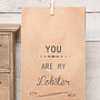 Personalised You Are My Lobster Gift Bag, thumbnail 2 of 2