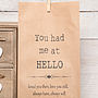 Personalised Movie Quote Gift Bag, thumbnail 2 of 2