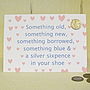 Bride To Be Lucky Sixpence Card, thumbnail 2 of 5