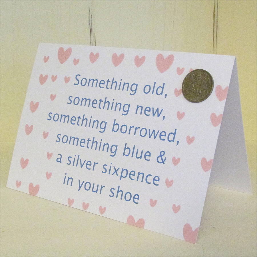 Bride To Be Lucky Sixpence Card, 1 of 5