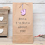 Personalised Nuts About You Gift Bag, thumbnail 1 of 3