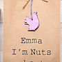 Personalised Nuts About You Gift Bag, thumbnail 2 of 3