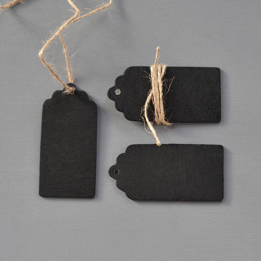 Chalkboard Luggage Style Gift Tags By Clouds and Currents