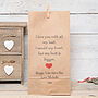 Personalised Humorous Butt Valentine Gift Bag, thumbnail 1 of 3