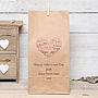 Personalised Love Heart Gift Bag, thumbnail 1 of 3