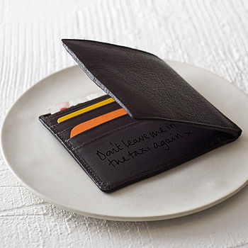 Personalised Men's Leather Billfold Wallet, 9 of 12