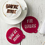 Personalised Message Coffee Stencil, thumbnail 4 of 7