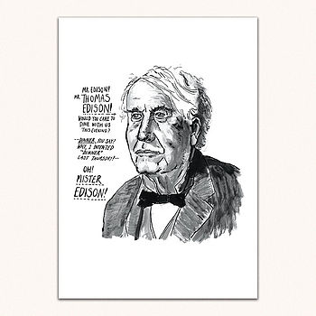 Thomas Edison Print, 2 of 4