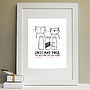'Cats That Got The Cream' Engagement Print Gift, thumbnail 4 of 7