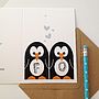 Mr And Mrs Penguin Wedding And Valentines Card, thumbnail 2 of 7