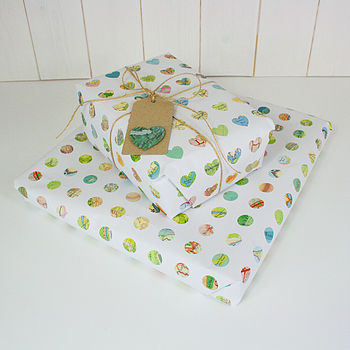Map Dots Luxury Heavyweight Wrapping Paper, 5 of 6