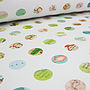 Map Dots Luxury Heavyweight Wrapping Paper, thumbnail 4 of 6