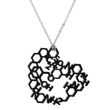 Love Chemistry Laser Cut Necklace, 2 of 8