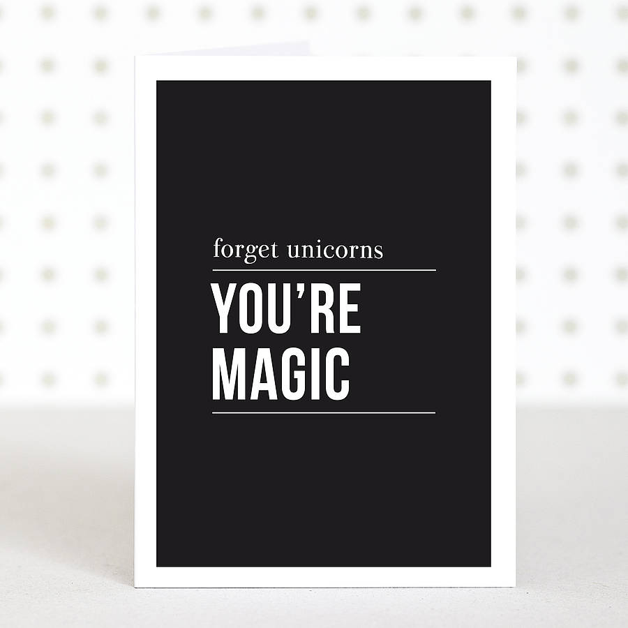 'You're Magic' Valentines Anniversary Card