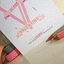 'V Is For Valentine' Greetings Card, thumbnail 2 of 2