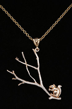 Squirrel On A Branch Pendant, 2 of 3
