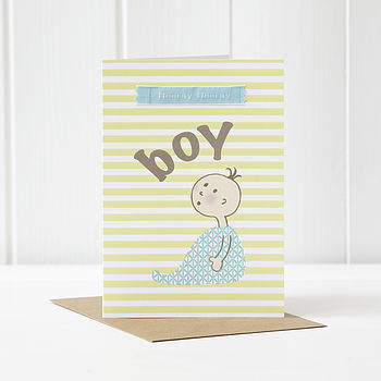New Baby Boy Card, 2 of 2