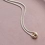 Eternity Knot Solid 9ct Gold Necklace, thumbnail 4 of 5