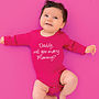 Personalised 'Will You Marry…' Babygrow, thumbnail 4 of 10