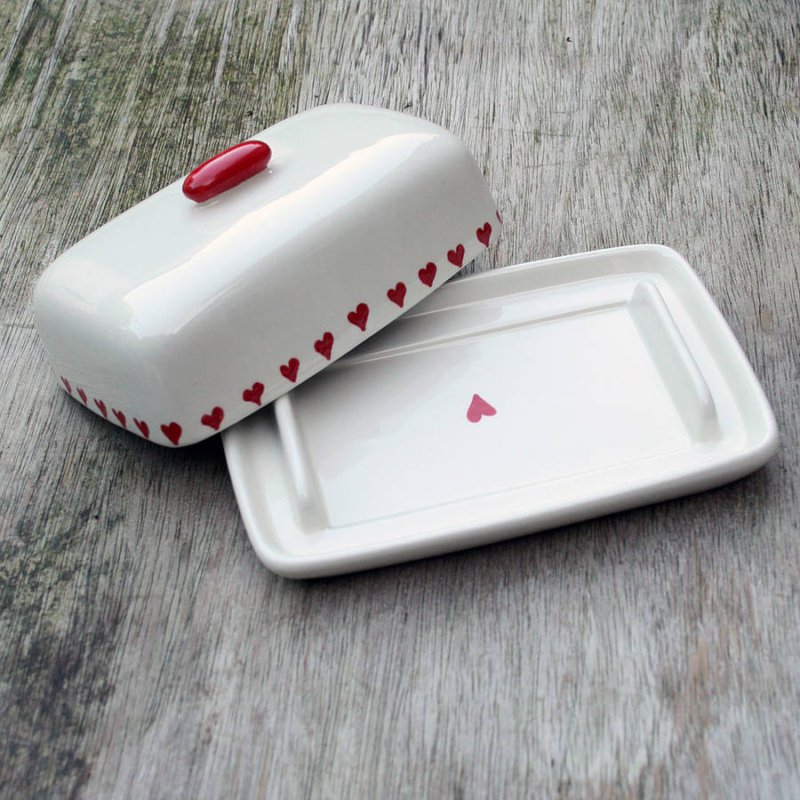 Hand Painted Butter Dish By Juliet Reeves Designs