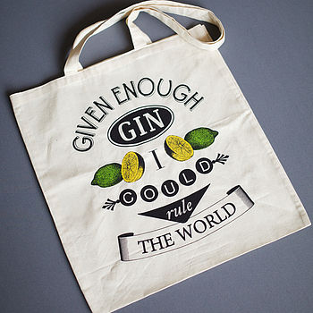 'Given Enough Gin' Tote Bag, 3 of 4