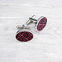 Classic Oval Cufflinks, thumbnail 5 of 7