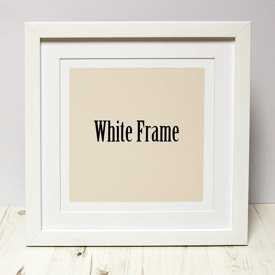 white square photo frame