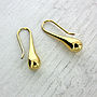 Gold Vermeil Raindrop Earrings, thumbnail 1 of 7