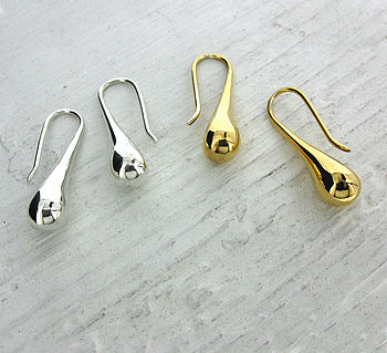 Gold Vermeil Raindrop Earrings, 3 of 7