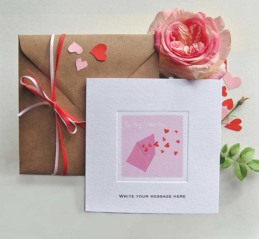 'letter Valentine Luxury Valentine's Card' By Honeytree Publishing 