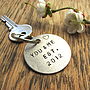 Personalised Special Date Anniversary Keyring, thumbnail 4 of 5