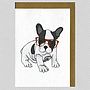 Illustrated French Bulldog Blank Card, thumbnail 1 of 2