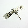 Sterling Silver Dragonfly Brooch, thumbnail 4 of 6