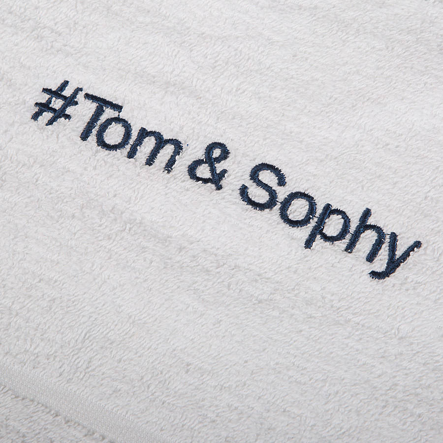 Egyptian Cotton Personalised Towels, 1 of 6