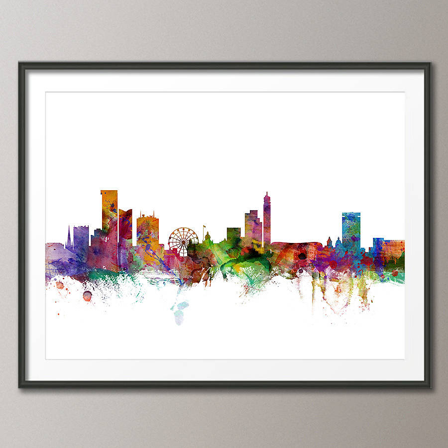 birmingham england city skyline by artpause | notonthehighstreet.com