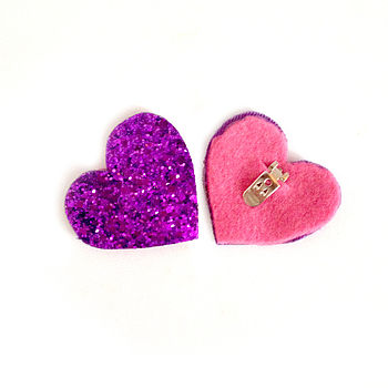 Glitter Heart Shoe Clips, 2 of 4