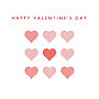 'Happy Valentine's Day' Hearts Card, thumbnail 2 of 2