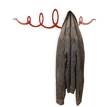 Squiggle Coat Rack By The Metal House, 4 of 7
