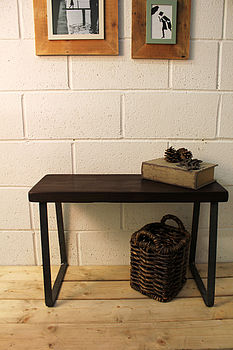 Industrial Flat Steel And Wood Bench, 6 of 6