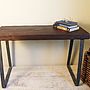 Industrial Flat Steel And Wood Bench, thumbnail 5 of 6