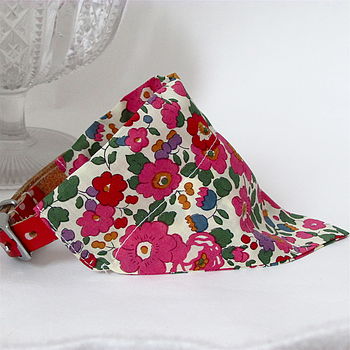 Dog Neckerchief Bandana Liberty Print, 3 of 9